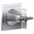 Graff G-8199-C15E1-PC-T M-Series Finezza DUE Stop/Volume Trim Plate with Cross Handle, Polished Chrome