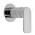 Graff G-8093-LM42S-BK-T - Sento SOLID Plate w/Handle, Architectural Black