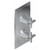 Graff G-8149-C15E0-OB-T M-Series Finezza DUE 2-Hole Trim Plate w/Cross Handles (Vertical Installation), Olive Bronze