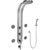 Graff GD1.130A-LM42S-SN Round Thermostatic Ski Shower Set w/Body Sprays & Handspray (Rough & Trim), Steelnox (Satin Nickel)