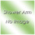 FIT Shower arm 7"chr