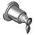 Graff G-8038-LM14E1-PN-T M-Series Transitional 2-Way Diverter Trim Plate with Topaz Handle , Polished Nickel