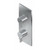 Graff G-8048-LM46E0-PN-T M-Series Square 2-Hole Trim Plate with Terra Handles (Vertical Installation), Polished Nickel