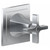 Graff G-8174-C15E1-BNi-T M-Series Finezza DUE 3-Way Diverter Trim Plate with Cross Handle, Brushed Nickel