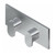Graff G-8048H-LM44E0-WT-T M-Series Square 2-Hole Trim Plate with Ametis Handles (Horizontal Installation), Architectural White