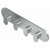 Graff G-8058H-LM44E0-BK-T M-Series Round 4-Hole Trim Plate with Ametis Handles (Horizontal Installation), Architectural Black