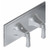 Graff G-8049H-LM47E0-OB-T M-Series Finezza UNO 2-Hole Trim Plate w/Lever Handles (Horizontal Installation), Olive Bronze