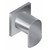 Graff G-8071-LM45E1-BNi-T M-Series Square Two-Way Diverter Valve Trim Plate and Phase Handle, Brushed Nickel