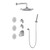 Graff GL3.112SH-LM42E0-BK M-Series Full Thermostatic Shower System (Rough & Trim) , Architectural Black
