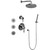 Graff GB5.122A-LM46S-BNi-T Full Thermostatic Shower System w/Diverter Valve - Trim Only , Brushed Nickel