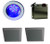 Mr. Steam MS CHROMASOUND SQ - CHROMA SOUND PACKAGE INCLUDES CHROMASTEAM SYSTEM, SQUARE IN-SHOWER MUSIC THERAPY SPEAKERS, AUDIO WIZARD WITH INDEPENDENT CONTROL. FOR ALL RESIDENTIAL STEAMBATHS