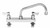 Fisher - 3312 - 8-inch Deck Mounted Faucet - 10-inch Swivel Spout