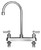Fisher - 1821 - 8-inch Deck Mounted Faucet - 6-inch Swivel Gooseneck Spout