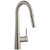 Chicago Faucet 434-ABBN Kitchen Faucet, Brushed Nickel