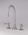 Jaclo 1033 Three Hole Deck Mount Bar Faucet with 7" Swivel Spout