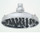 Jaclo S194 Morgan 6" RAIN Shower Head with 86 Rubber Jets