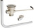 Fisher - 24902 - Twist Waste Drain Assembly, Flat Strainer - 2 18X14