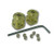 Kissler - 4-2 - Fit-All Brass Square Handle Inserts with Set Screws (2/Bag)