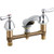 Chicago Faucets - 404-VABCP - Widespread Lavatory Faucet