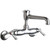 Chicago Faucet 886-XKCCP Service Sink Fitting,Wall Mntw/Chk Ctdge