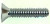 Union Brass 12427 - (2427) CHROME HANDLE SCREW