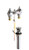 Chicago Faucets - 797-LESSHDLAB - 4-inch Center Lavatory Faucet with Pop-Up Drain