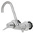 Union Brass® - 739A - Leg Tub Faucet, Chrome Handles, 1/4 Turn Valves