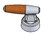 Union Brass 86619 - CHROME HANDLE ASSEMBLY - OAK