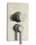 Jaclo T6572 CONTEMPO Round Dual 1/2" Thermostatic and Volume Control Valve with Trim Kit