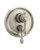 Jaclo T6592 Finial Lever Dual 1/2" Thermostatic and Volume Control Valve with Trim