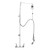 T&S Brass - B-0140 - Pre-Rinse, 8-inch c/c Wall Mount, Add-on-Faucet, Balancer Arm, Low-Flow Spray Valve