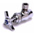 T&S Brass - B-1340 - Angle Stop, 4-Arm Handle, 1/2-inch NPT Female Inlet, Outlet w/ Compression Nut Fits 1/2-inch OD