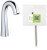 Chicago Faucet EQ-C11A-11ABCP Lav Faucet Eq Ir Gn Sh Batt Ss Nmix