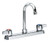 Commercial Style 8-inch Deck Mounted Faucet with 8-1/2-inch Gooseneck