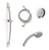 Jaclo 522-421-401 MAYA Hand Shower and Wall Bar Kit - With Supply Elbow