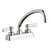 Chicago Faucets W4D-L9E35-369AB - 4" Deck Mount Washboard Sink Faucet