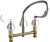 Chicago Faucets 786-RSL9E35VP317AB - CONCEALED KITCHEN SINK FAUCET