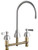 Chicago Faucets 201-RSGN8AE35VPAB - 8-inch Center Concealed Kitchen Sink Faucet, Less Side Spray