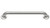 Component Hardware - GBS15-1142-Q - S/S GRAB BAR 42-inch SANIGUARD COATED SMOOTH