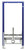 Geberit 111.520.00.1 Duofix element for bidet, 112 cm, universal