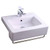 American Standard 0342008.020 Boxe Semi countertop 8"Centers Lavatory