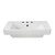 American Standard 0641008.020 Boulevard Pedestal Lavatory Top 8" Single Hole (White)