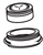American Standard 013314-2240A - SPOUT END-CRESENT SPOUT-BATH DECK MOUNT, OIL RUBBED BRONZE