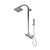 Graff GX-8950-PC Square Exposed Thermostatic Shower, Polished Chrome