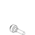 Kohler 1053711-CP - Polished Chrome Fastner Support
