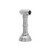 Rohl 9.27776STN Perrin & Rowe Kitchen Sidespray Rinse Only, Satin Nickel