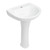 Cheviot 614-WH-4 FIORE Pedestal Sink, White Sink, replacement for Cheviot 613-WH-4