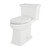 Gerber G0021020 Logan Square 1.28gpf 1pc ADA Elongated Simple CT Toilet 12" Rough-In White