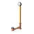 Gerber G00418537088 Gerber Classics Lift & Turn Drain for Roman Tub with Female Outlet Tee and "Clean Out Here" Chrome
