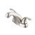 Gerber G0043011BN Viper 2H Centerset Lavatory Faucet w/ Metal Touch Down Drain 1.2gpm Brushed Nickel
